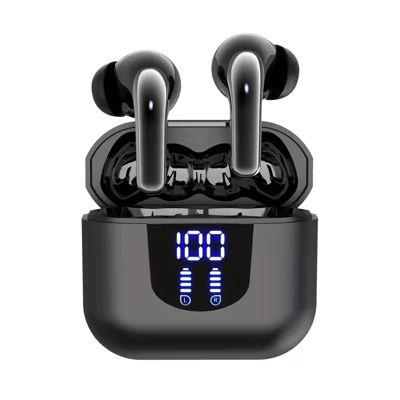 True Wireless Earbuds with Smart Battery Display